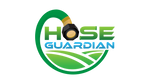 Logo of Hose Guardian with a hose graphic on a white background